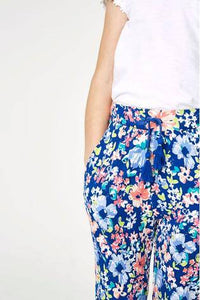 Jersey Trousers Dhoti Blue Floral - Allsport
