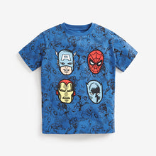 Load image into Gallery viewer, Blue Marvel Avengers T-Shirt (3-12yrs) - Allsport
