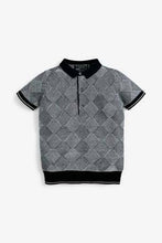 Load image into Gallery viewer, POLO SS ARGYLE NAVY (3YRS-12YRS) - Allsport
