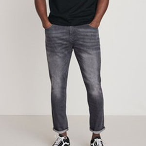 Grey Skinny Fit  Denim Jeans - Allsport