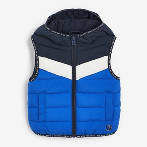 Blue Cobalt Colourblock Gilet (3mths-5yrs) - Allsport