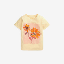 Load image into Gallery viewer, Ecru Sequin Flower T-Shirt (3-12yrs) - Allsport
