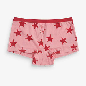 Pink/Blue 5 Pack Boxers (2-12yrs) - Allsport