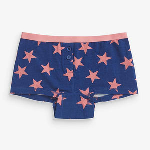 Pink/Blue 5 Pack Boxers (2-12yrs) - Allsport