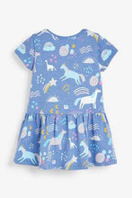 Load image into Gallery viewer, Blue Unicorn Jersey Dress - Allsport
