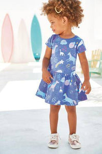 Blue Unicorn Jersey Dress - Allsport