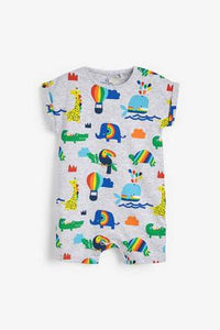 Blue 3 Pack Toucan Rompers  (up to 18 months) - Allsport
