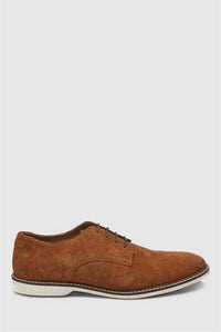 911877 TAN SUEDE TPR DERBY 7 EU 41 HELL 4 LEATH - Allsport