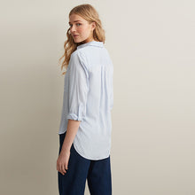 Load image into Gallery viewer, Blue/White Pocket Shirt
