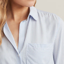 Load image into Gallery viewer, Blue/White Pocket Shirt
