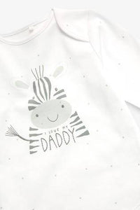DADDY ZEBRA BODYSUIT (0MTH-12MTHS) - Allsport