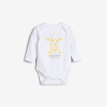Load image into Gallery viewer, White I Love My Mummy Long Sleeve Bodysuit (0-12mths) - Allsport

