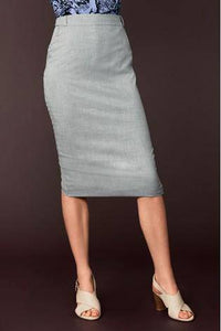 919100 PS PVE GRY PENC 6 SUIT SKIRTS - Allsport