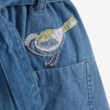 Load image into Gallery viewer, Denim Lightwash Tie Belt Character Skirt (3mths-7yrs) - Allsport
