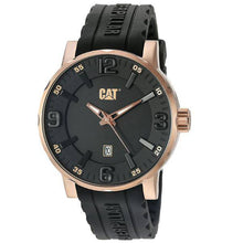 Load image into Gallery viewer, CATERPILLAR Bold XL Black Rubber Strap ROSE GOLD CASE WATCH - Allsport
