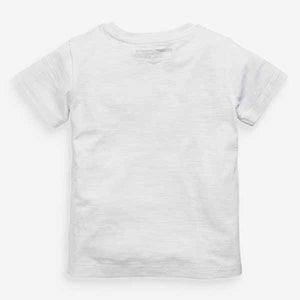 White Short Sleeve Plain T-Shirt (3mths-5yrs)
