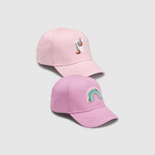 Load image into Gallery viewer, 2PK CAP UNICORN RAINBOW (3MTHS-6YRS) - Allsport
