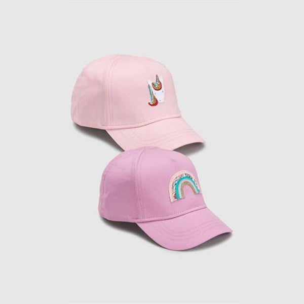 2PK CAP UNICORN RAINBOW (3MTHS-6YRS) - Allsport