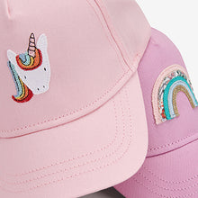 Load image into Gallery viewer, 2PK CAP UNICORN RAINBOW (3MTHS-6YRS) - Allsport
