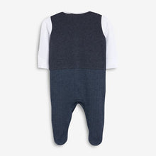 Load image into Gallery viewer, NAVY WAISTCOAT SUIT - Allsport
