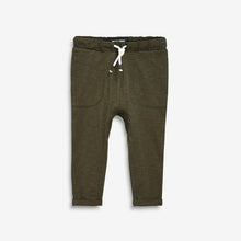 Load image into Gallery viewer, Khaki / Grey 3 Pack Lightweight Joggers (3mths-7yrs) - Allsport
