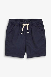 Pull-On Navy Woven Shorts - Allsport