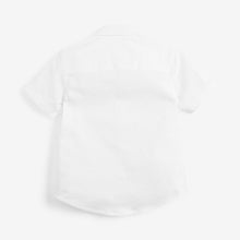 Load image into Gallery viewer, White Short Sleeve Oxford Shirt (3mths-5yrs) - Allsport
