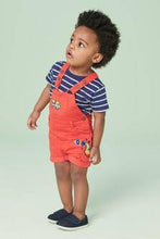 Load image into Gallery viewer, RED CHAR T-SHIRT DUNGAREE (3MTHS-5YRS) - Allsport
