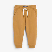 Load image into Gallery viewer, 3 Pack Soft Touch Joggers Ocre/Rust/Mineral (3mths-5yrs) - Allsport

