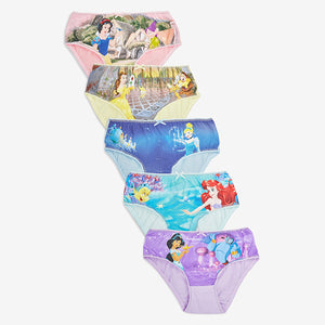 Multi 5 Pack Disney™ Princess Briefs (1.5-8yrs) - Allsport