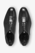 Load image into Gallery viewer, BLACK TOE CAP LEATHER OXFORD SHOES - Allsport
