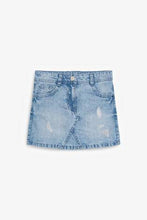 Load image into Gallery viewer, MID BLUE DISTRESS SKIRT (3YRS-10YRS) - Allsport
