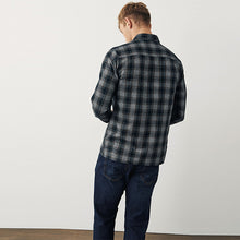 Load image into Gallery viewer, Grey Check Long Sleeve Shirt
