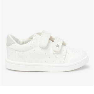 Canvas Bumper Toe Star Whiter Trainers (Younger) - Allsport