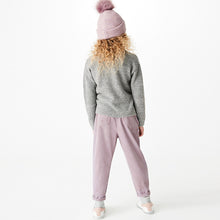 Load image into Gallery viewer, Grey Sequin Unicorn Jumper (3-12yrs) - Allsport
