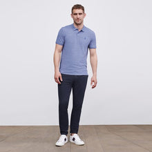 Load image into Gallery viewer, Blue Marl Pique Polo Shirt - Allsport

