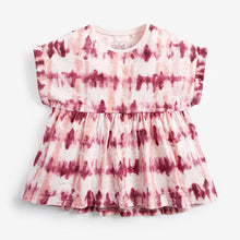 Load image into Gallery viewer, Pink Tie Dye Organic Cotton T-Shirt (3mths-6yrs) - Allsport
