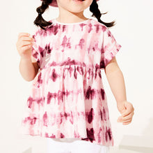Load image into Gallery viewer, Pink Tie Dye Organic Cotton T-Shirt (3mths-6yrs) - Allsport

