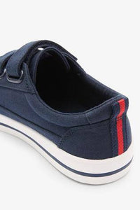 Strap Touch Fastening Navy Shoes - Allsport