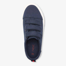 Load image into Gallery viewer, Strap Touch Fastening Shoes Navy (Older) - Allsport
