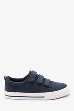 Load image into Gallery viewer, Strap Touch Fastening Navy Shoes - Allsport
