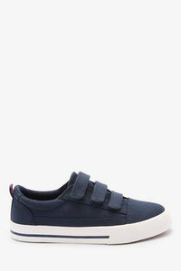 Strap Touch Fastening Navy Shoes - Allsport