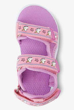Load image into Gallery viewer, Lilac Light Up  Unicorn Trekker Sandals - Allsport
