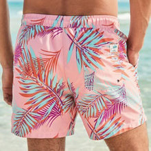 Load image into Gallery viewer, Floral Leaf Print Swim Shorts - Allsport
