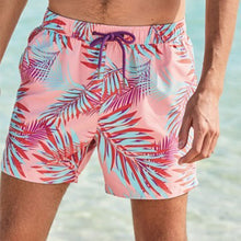 Load image into Gallery viewer, Floral Leaf Print Swim Shorts - Allsport
