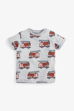 Load image into Gallery viewer, AOP FIRE ENGINE T-SHIRT (3MTHS-5YRS) - Allsport
