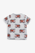 Load image into Gallery viewer, AOP FIRE ENGINE T-SHIRT (3MTHS-5YRS) - Allsport
