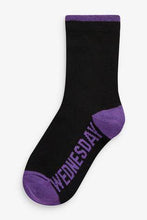 Load image into Gallery viewer, Black 7 Pack Cotton Rich Day Of The Week Socks - Allsport
