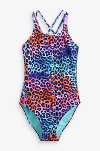Multi Animal Leopard Swimsuit - Allsport