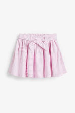 Load image into Gallery viewer, Pink Stripe Belted Skirt - Allsport
